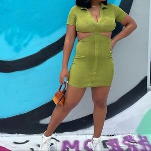 Stretchy cutout dress